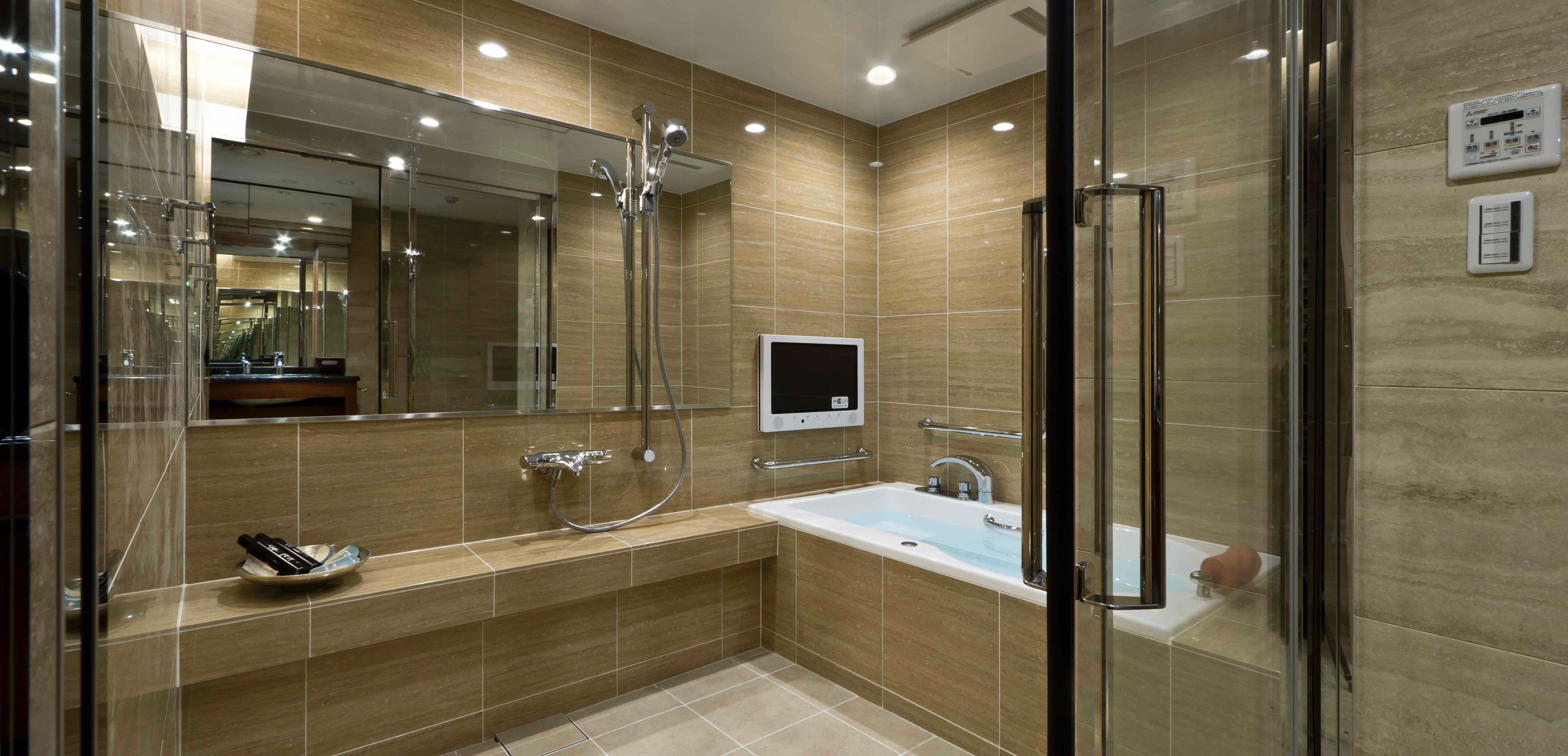 大理石壁が美しい高品質バスルーム 部位 部屋別事例一覧 リノベーション東京 理想の部屋